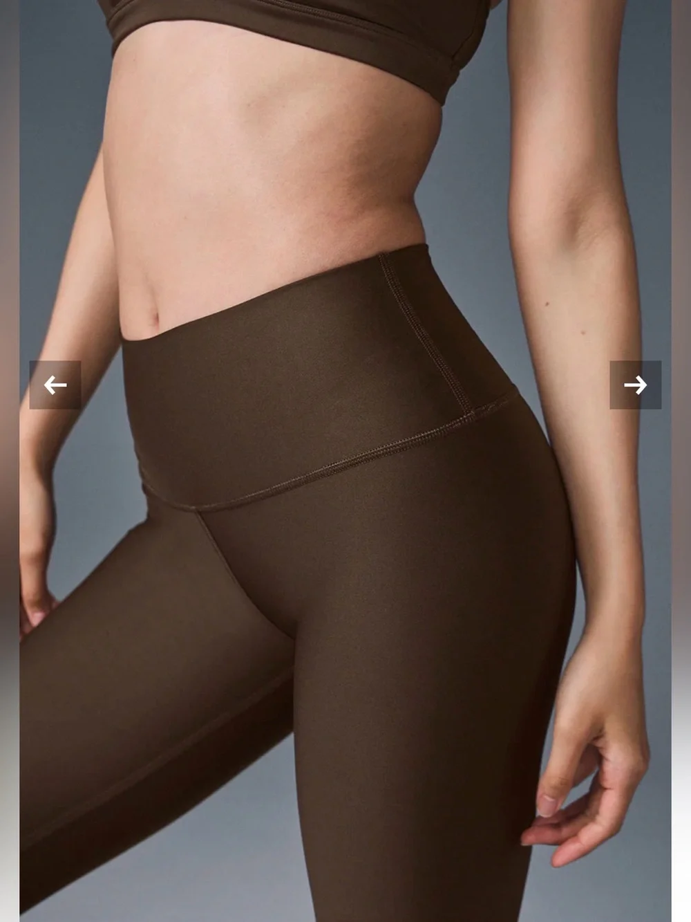 Alo High-Waist Airlift Legging Espresso Regular Length